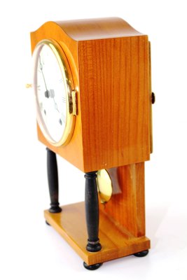 Table Pendulum Clock by Erwin Sattler, Munich, 1950s-ZWH-1049531