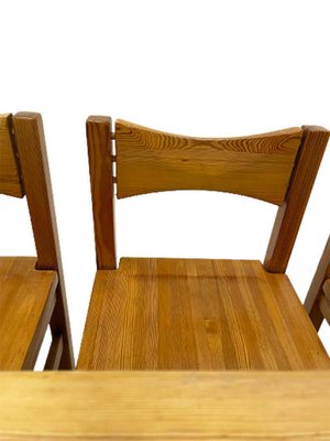 Table Set attributed to Illmari Tapiovaara for Laukaa Wood, Finland, 1960s, Set of 6-UCH-1758587