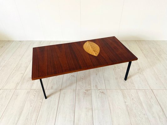 Table with Inlaid Leaf in Birch and Teak by Tapio Wirkkala-NWG-1306464