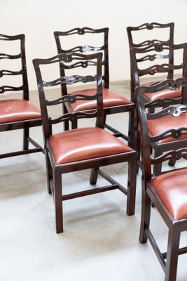 Table with Naval Chairs, 1980, Set of 7-KNM-1741597