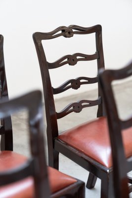 Table with Naval Chairs, 1980, Set of 7-KNM-1741597