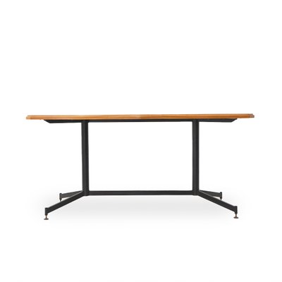 Table with Wooden Top and Metal Structure, 1950s-EZ-2040463