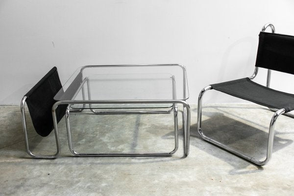 Tables and Chair and by Michel Hamon, 1969, Set of 3-LA-1359763