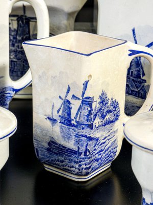 Tableware from Delft Ceramics, Holland, 1800s, Set of 17-OJE-1255198