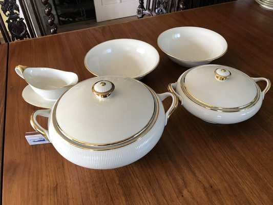 Tableware in Porcelain from Schumann Bavaria, 1940s, Set of 8-WQQ-1317928