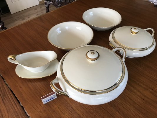 Tableware in Porcelain from Schumann Bavaria, 1940s, Set of 8-WQQ-1317928