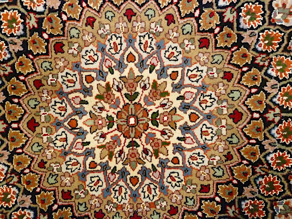 Tabriz Gombad Rug, 1990s