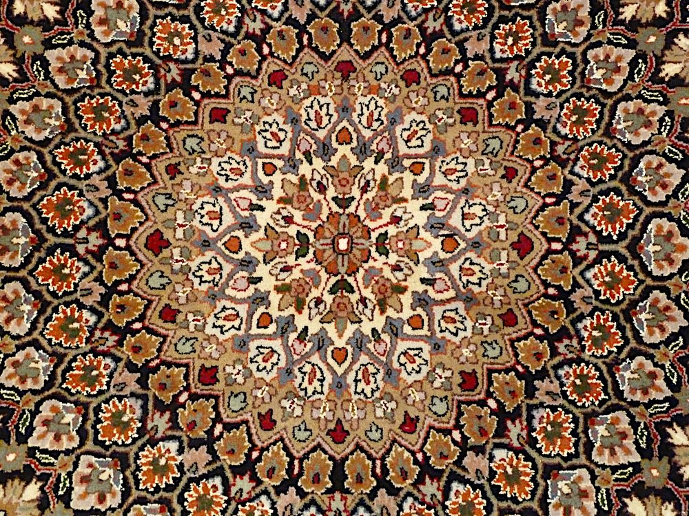 Tabriz Gombad Rug, 1990s