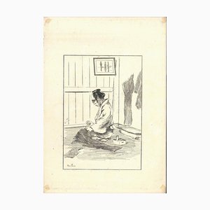 Tailleur - Original Etching on Japan Paper by G. F. Bigot - Tokyo 1886-ZCI-754974