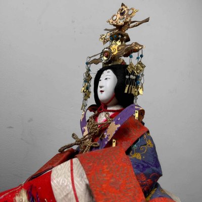 Taishō Decorative Hina Ningyo Empress Doll, Japan, 1920s-DWL-1807061