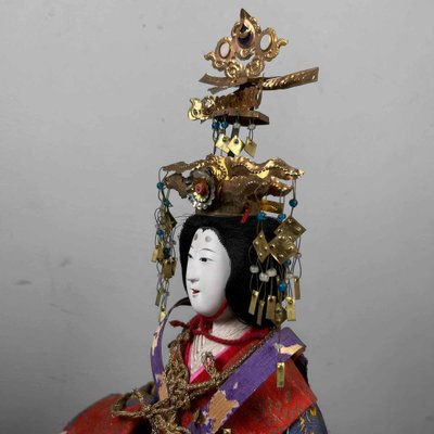 Taishō Decorative Hina Ningyo Empress Doll, Japan, 1920s-DWL-1807061