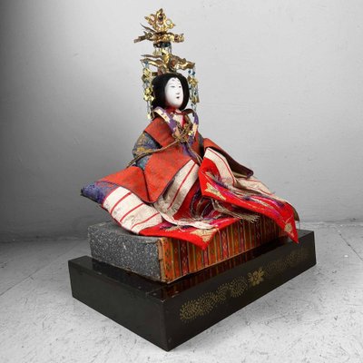 Taishō Decorative Hina Ningyo Empress Doll, Japan, 1920s-DWL-1807061