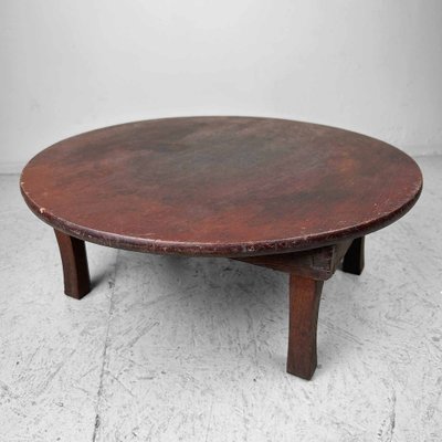 Taishō Era Low Round Table, Japan, 1920s-DWL-1780648