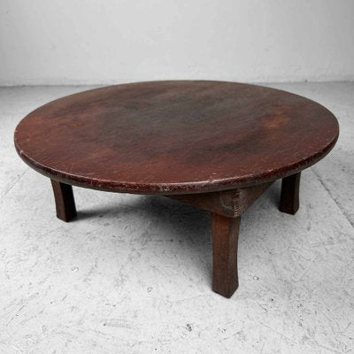 Taishō Era Low Round Table, Japan, 1920s-DWL-1780648