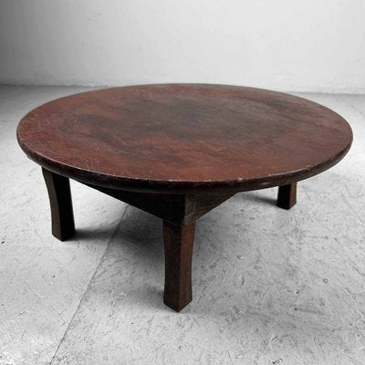 Taishō Era Low Round Table, Japan, 1920s-DWL-1780648