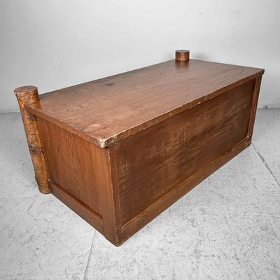 Taisho Era Low Tree Trunk Tansu Cabinet, Japan, 1920s-DWL-1780634