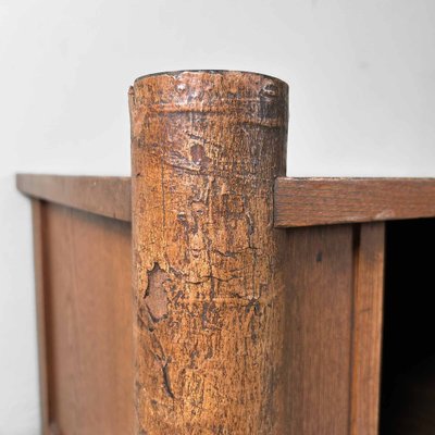 Taisho Era Low Tree Trunk Tansu Cabinet, Japan, 1920s-DWL-1780634