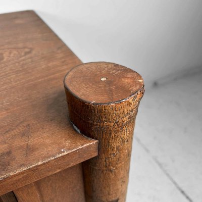 Taisho Era Low Tree Trunk Tansu Cabinet, Japan, 1920s-DWL-1780634