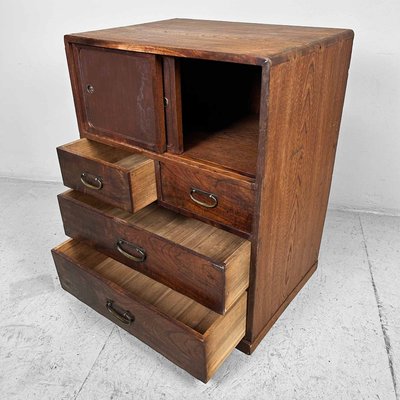 Taisho Era Tansu Storage Cabinet, Japan, 1920s-DWL-1785225