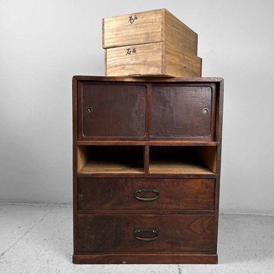 Taisho Era Tansu Storage Cabinet, Japan, 1920s-DWL-1785225