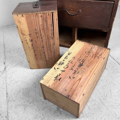 Taishō Japanese Writing Cabinet Kakesuzuri, Japan, 1920s-DWL-1799448