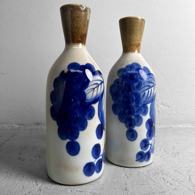 Taisho Porcelain Sake Pouring Bottles (Tokkuri Tokuri), Japan, 1920s, Set of 2-DWL-1786507