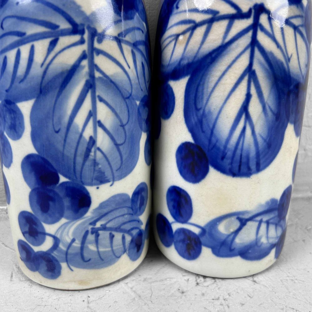 Taisho Porcelain Sake Pouring Bottles (Tokkuri Tokuri), Japan, 1920s, Set of 2-DWL-1786507