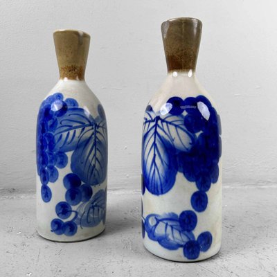 Taisho Porcelain Sake Pouring Bottles (Tokkuri Tokuri), Japan, 1920s, Set of 2-DWL-1786507