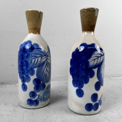 Taisho Porcelain Sake Pouring Bottles (Tokkuri Tokuri), Japan, 1920s, Set of 2-DWL-1786507