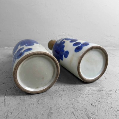 Taisho Porcelain Sake Pouring Bottles (Tokkuri Tokuri), Japan, 1920s, Set of 2-DWL-1786507