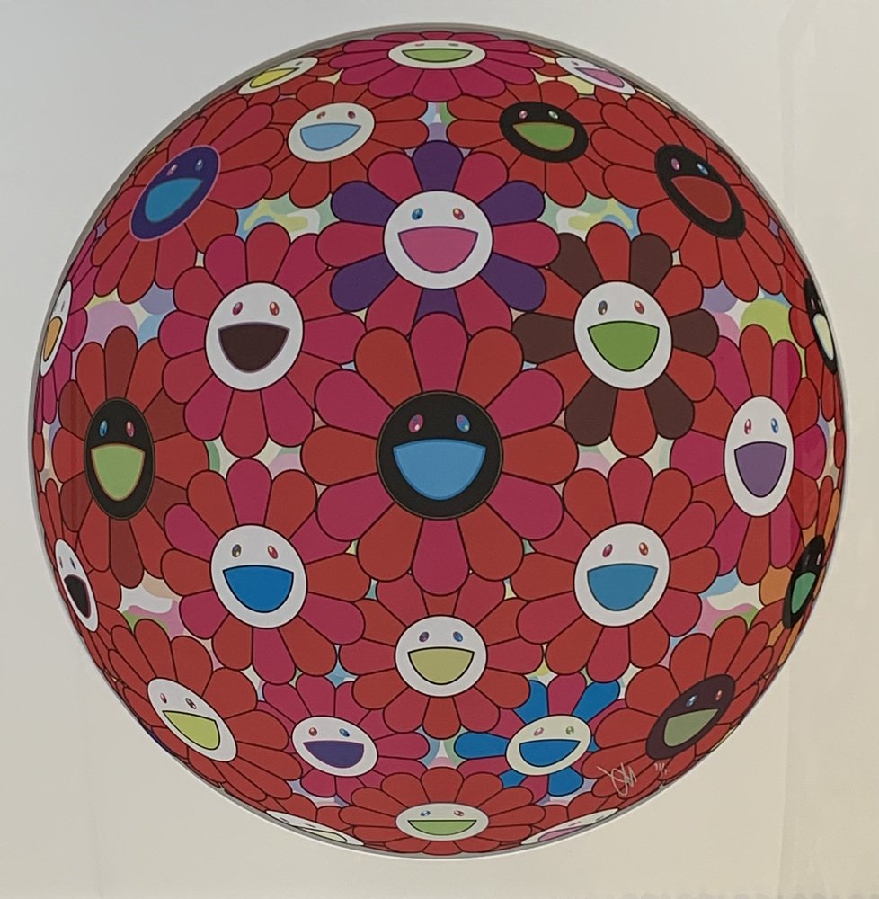 Takashi Murakami, Burning Blood, 2017, Offset