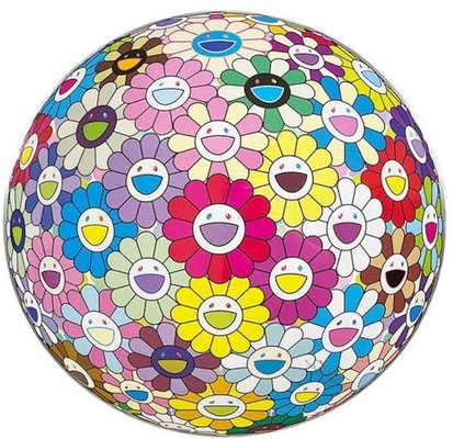 Takashi Murakami, Colorful Miracle Sparkle, 2024, Offset, Framed-CHG-2039455