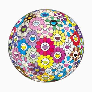 Takashi Murakami, Colorful Miracle Sparkle, 2024, Offset, Framed-CHG-2039455