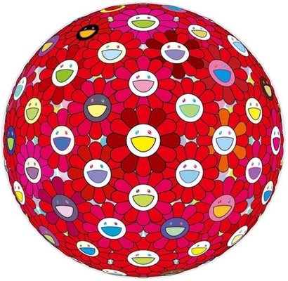 Takashi Murakami, Fireball, 2024, Offset, Framed-CHG-2039454