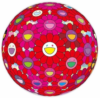 Takashi Murakami, Flowers of Gratitude, 2024, Offset, Framed-CHG-2039452