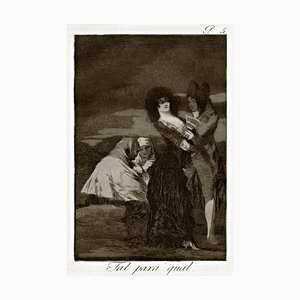 Tal Para Qual - Origina Etching by Francisco Goya - 1868 1868-ZCI-758940