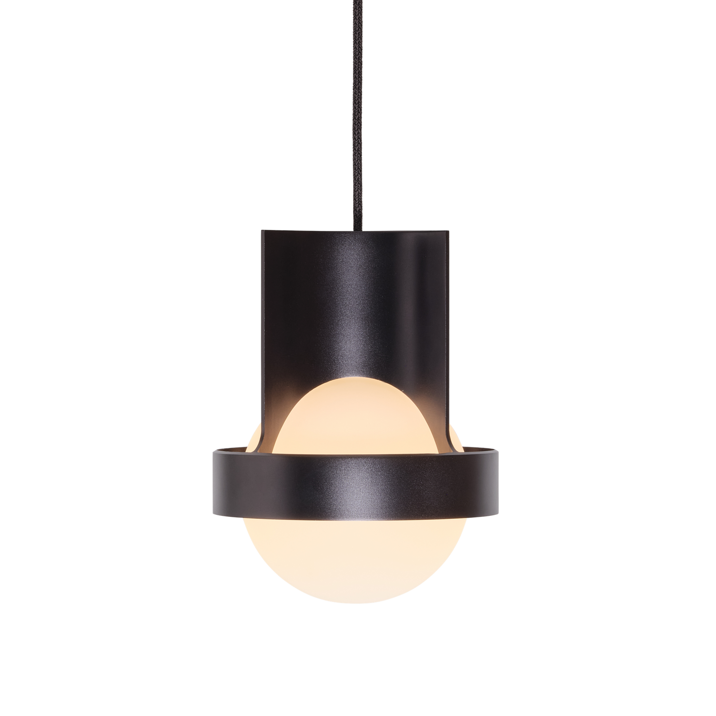 Loop Single Pendant Large by Tala #Dark Gray with Sphere IV