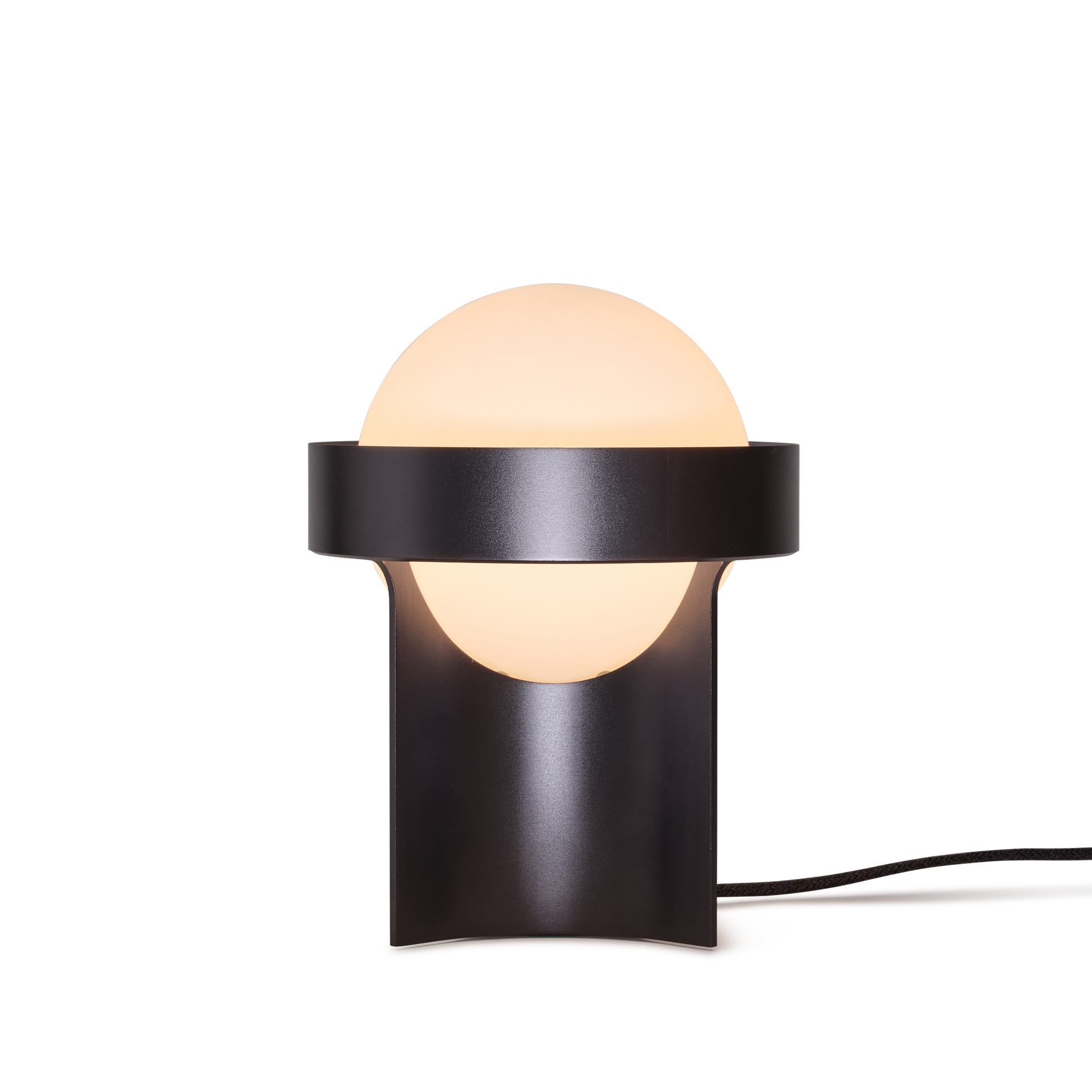 Loop Table Lamp Large by Tala #Dark Gray with Sphere IV