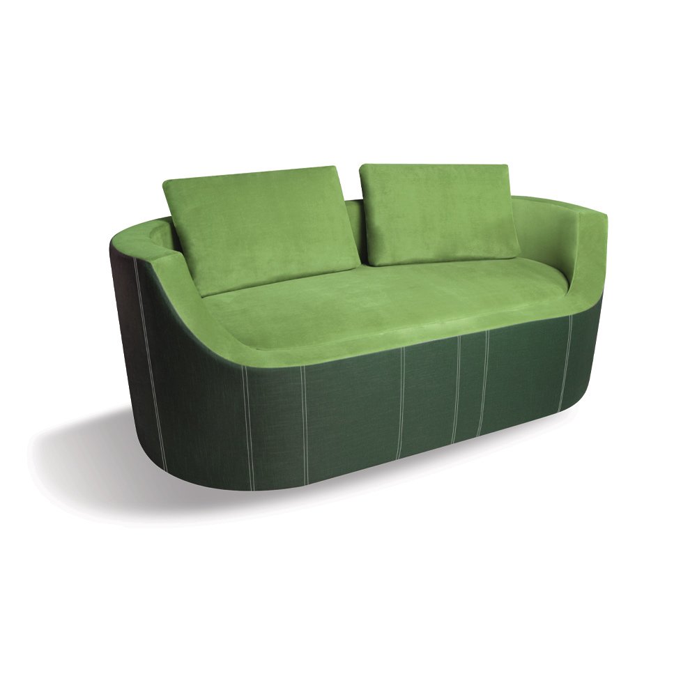 TALK 2-Seater Sofa in Fabric from DEHOMECRATIC