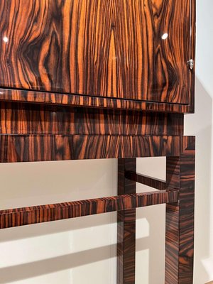 Tall Art Deco Cabinet in Macassar Veneer and Mahogany, France, 1930s-NNB-1436451