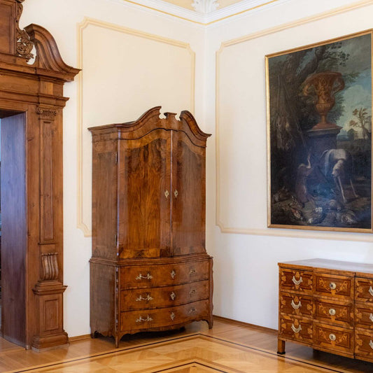 Tall Baroque Cabinet in Walnut