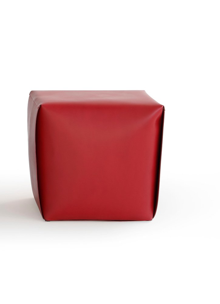 Tall Brown Bao Ottoman by Viola Tonucci for Tonucci Manifesto Design