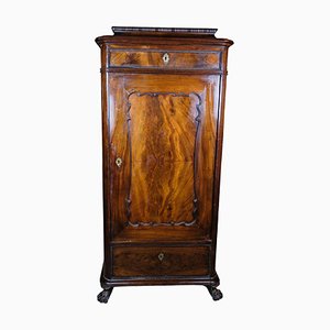 Tall Cabinet in Polished Mahogany, 1850s-UY-1723446