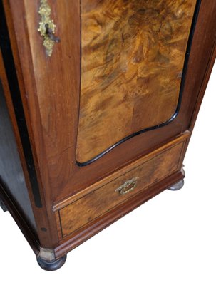 Tall Cabinet in Polished Walnut, 1850s-UY-1723444