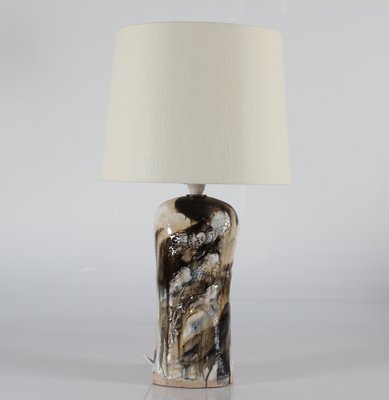 Tall Danish Modern Sculptural Ceramic Table Lamp by Jeppe Hagedorn-Olsen, 1960s-QQ-1419353