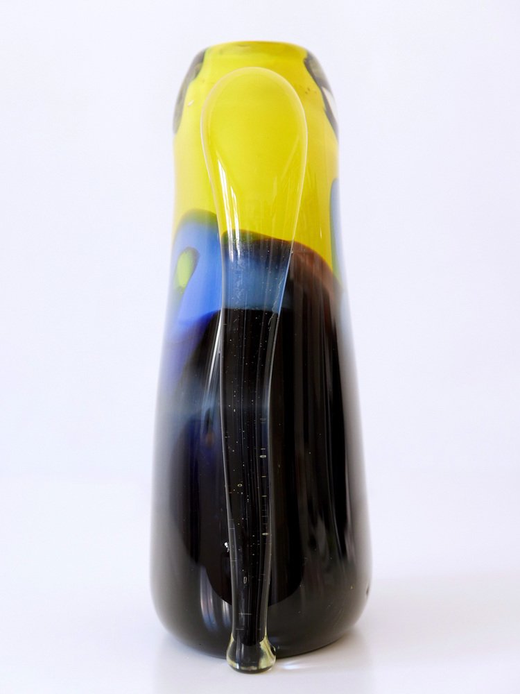 Tall Decorative Murano Glass Vase, Italy, 1990s