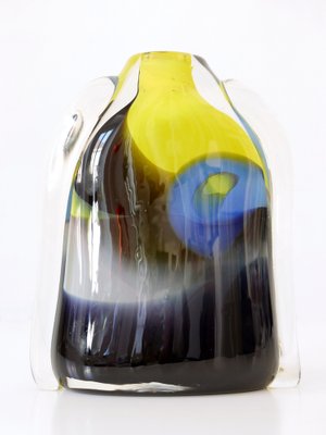 Tall Decorative Murano Glass Vase, Italy, 1990s-WPT-1721670