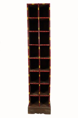 Tall Handcrafted Wooden Shelf from Pakistan, Punjab, 1990s-UZN-1409519