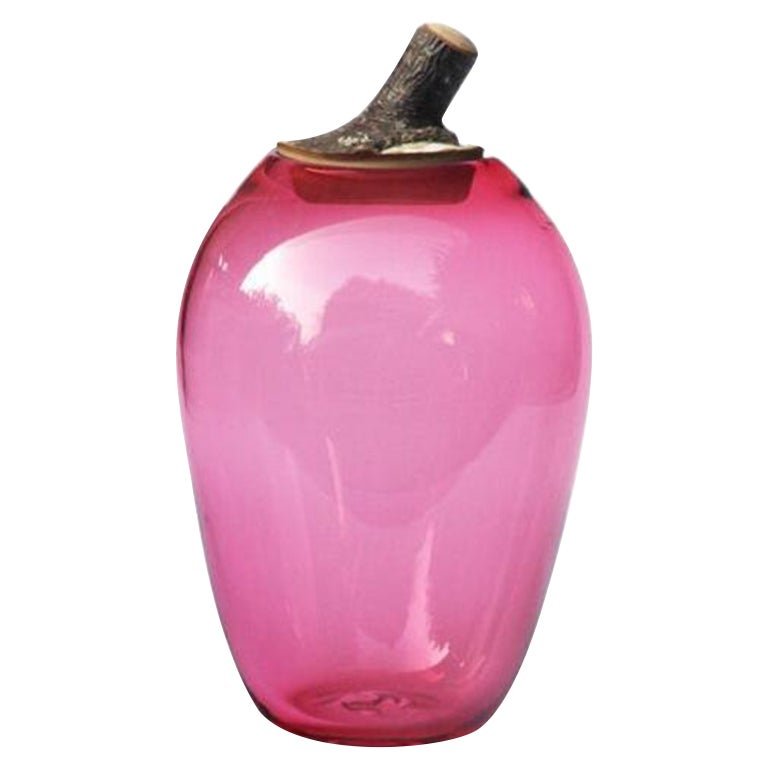 Tall Hot Pink Branch Vase by Pia Wüstenberg