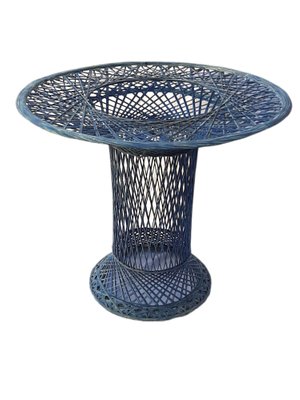 Tall Spanish Resin Table in Blue-TCS-1275390